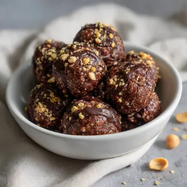 Peanut Butter Protein Balls: Easy No-Bake Energy Bites Recipe Card