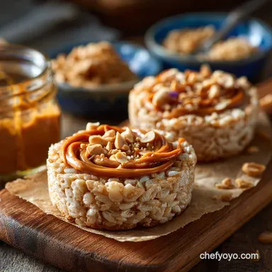 Peanut Butter Rice Cakes: The Ultimate No-Bake, 15-Minute Easy Dessert Recipe Card