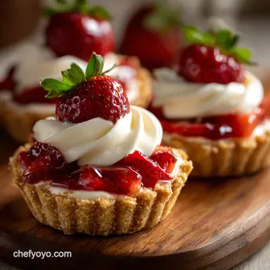 No Bake Strawberry Pie Bites: Simple, Creamy Summer Dessert Recipe Card