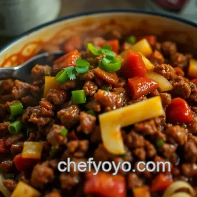 Easy One-Pot American Chop Suey Recipe: A Family Favorite Comfort Dish Recipe Card