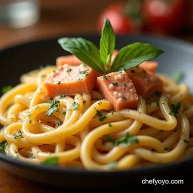 Foolproof OnePot Creamy Salmon Pasta Recipe 35 Mins Recipe Card