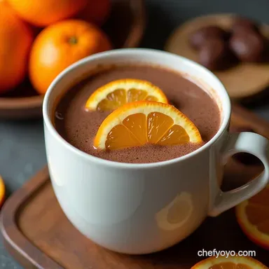 Orange Hot Chocolate Terrys Chocolate Orange in a Mug Recipe Card