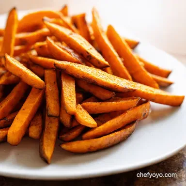 Crispy Oven Baked Sweet Potato Fries Chippy Worthy Recipe Card