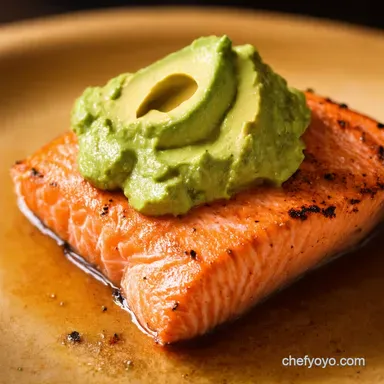 Pan Seared Salmon with Avocado Remoulade My Weeknight Winner Recipe Card