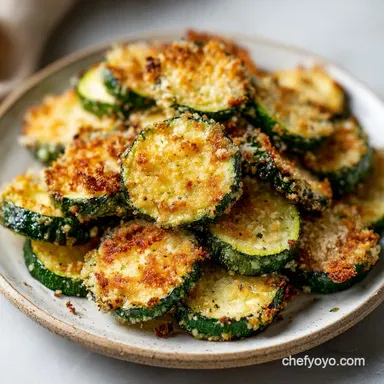 Air Fryer Parmesan Zucchini Slices in 18 Min