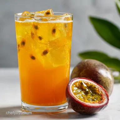 Passion Fruit Iced Tea in 20 Minutes: Tropical and Velvety Recipe Card