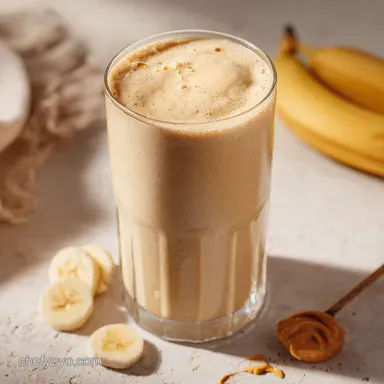 Peanut Butter Banana Shake My GoTo Bliss Shake Recipe Card