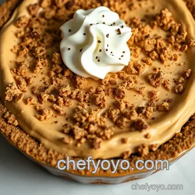 Easy No-Bake Peanut Butter Pie: A Family Favorite Dessert Recipe Card