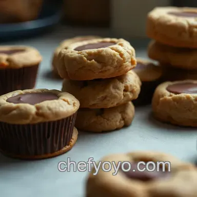 Easy & Delicious pb Cookies with pb Cups: A Family Favorite Recipe Recipe Card