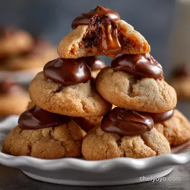 Hershey Kiss Cookies: Chewy Peanut Butter Blossoms Recipe Card