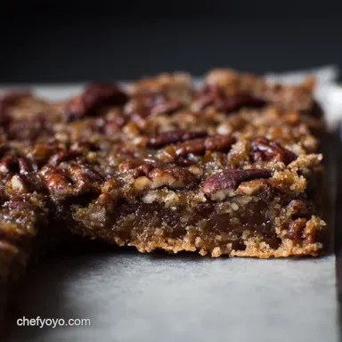 Pecan Pie Bars Recipe Southern Charm Easy Peasy Recipe Card