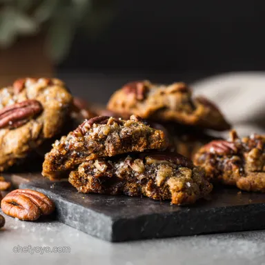 Pecan Pie Cookie Bites Southern Comfort in Every Bite Recipe Card