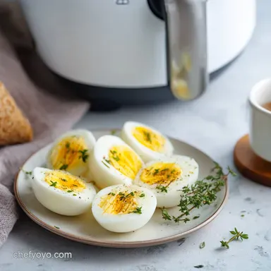 Air Fryer Hard Boiled Eggs: Guaranteed Easy Peel Method Recipe Card