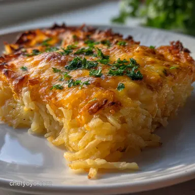 Hashbrown Casserole: Crispy, Cheesy Potato Perfection Recipe Card