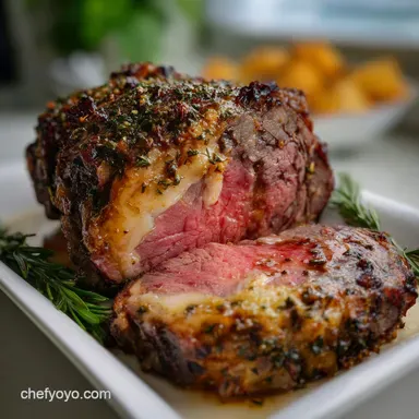 Rib Roast: Perfect Herb-Crusted Prime Rib Roast Recipe