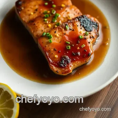Perfectly Seared Yellowfin Tuna Recipe with Citrus Soy Glaze Recipe Card