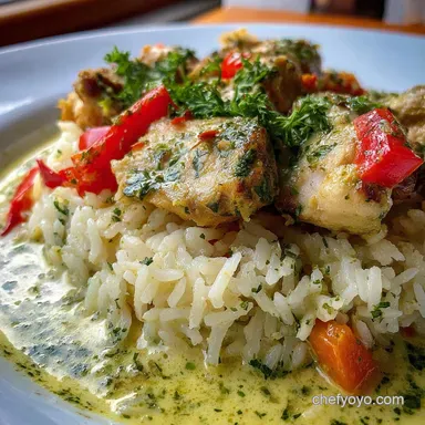 Peruvian Chicken and Rice with Green Oven-Only