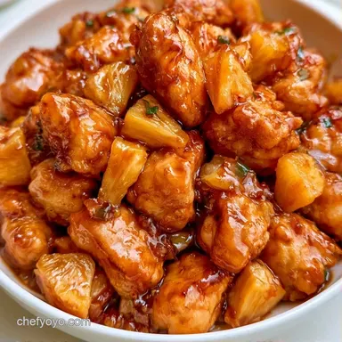 Pineapple Habanero Chicken in 25 Minutes Recipe Card