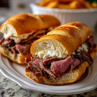 Leftover Prime Rib Recipes: Elevated French Dip Sandwich