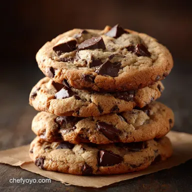 Bakery Style Chocolate Chip Cookies: Thick, Chewy, and Moist Recipe Card