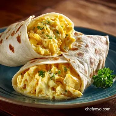 Egg Tortilla Wrap The Proper 18Minute Creamy Cheesy Scramble Recipe Card