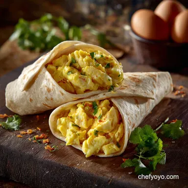 Egg Tortilla Wrap The Proper 18Minute Creamy Cheesy Scramble