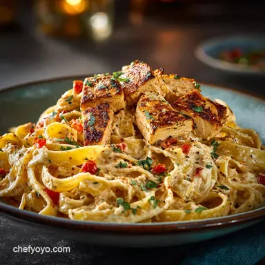 Velvety Cajun Chicken Alfredo Pasta A 50Minute Weeknight Cracker Recipe Card