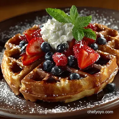 The Sunday Best Proper Crispy Buttermilk Waffles Recipe Recipe Card