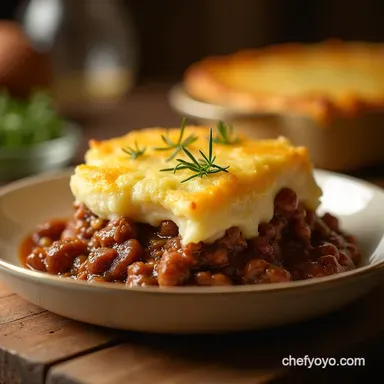 The Best Traditional Shepherds Pie Recipe Rich Lamb Filling Recipe Card