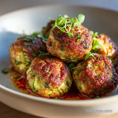 Foolproof Crispy Zucchini Meatballs Recipe Vegetarian Healthy