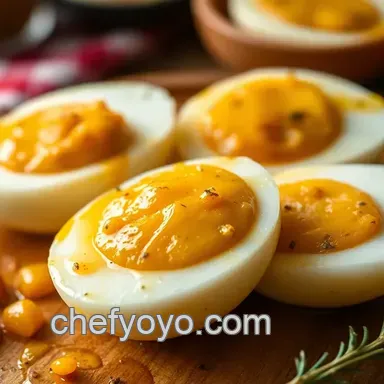 Tangy Pub-Grub Pickled Eggs Recipe: An Easy Classic Recipe Card