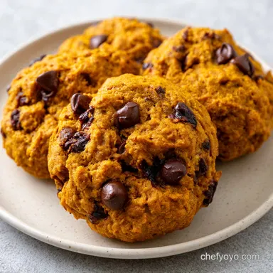 Pumpkin Chocolate Chip Cookies: Chewy Recipe Card