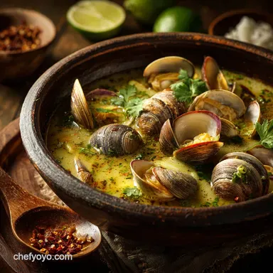 Coconut Broth Clams with Lemongrass: Quick, Fragrant Thai Seafood Recipe Card