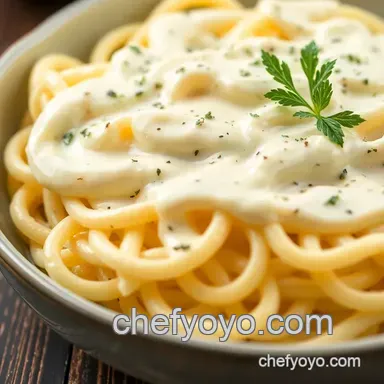 How to Make Quick Jarlsberg Alfredo Sauce - Creamy Delight Recipe Card
