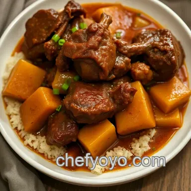 My Grandmother's Rabo Encendido: 5 Delicious Tips for Tender Oxtails Recipe Card