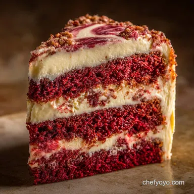 Red Velvet Marble Cake: The Best Scratch Recipe with Cream Cheese Frosting Recipe Card