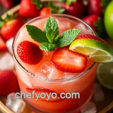 Easy & Refreshing Strawberry Daiquiri Cocktail Mix – A Summer Favorite! Recipe Card