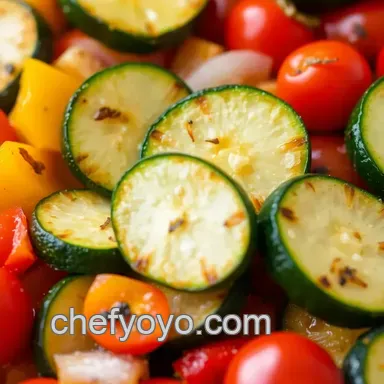 How to Roast Zucchini & Peppers with a Spicy Kick: An Irresistible Treat! Recipe Card