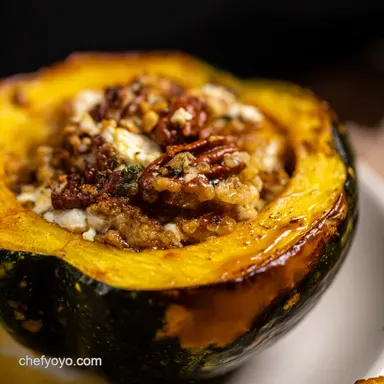How Do I Cook Acorn Squash MaplePecan Delight Recipe Card