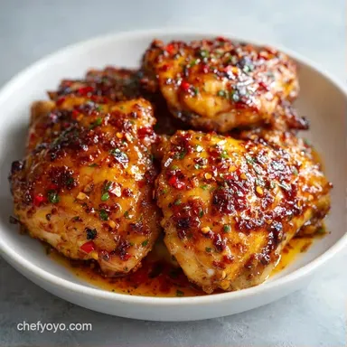 Crispy Roasted Bone In Chicken Thighs Recipe Card