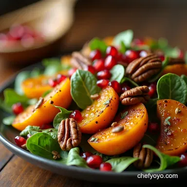 Butternut Squash and Pomegranate Salad with Maple Vinaigrette Recipe Card