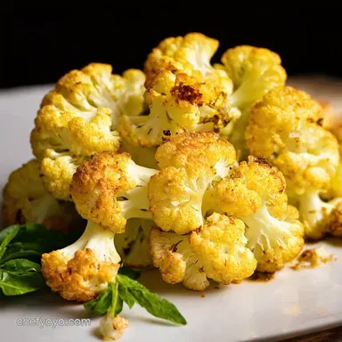Roasted Cauliflower Is Underrated My LemonHerb Revelation Recipe Card