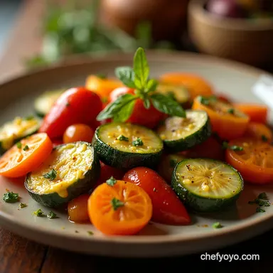 Roasted Keto Rainbow Veggies My HerbGarlic Butter Secret Recipe Card