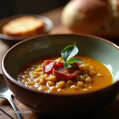 Hearty Ploughmans Lentil Soup Recipe Easy Comforting Recipe Card