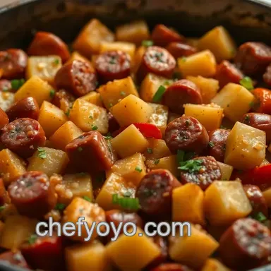 Rustic Sausage and Potato Bake: A Comforting One-Pan Wonder