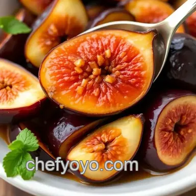 How to Make My Grandmother's Sautéed Fig Delight: Sweet Caramelized Sauce Recipe Card