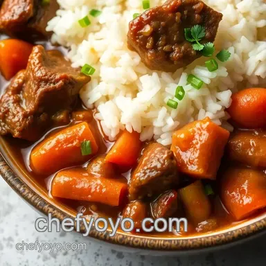 Savoring Oxtail Stew with Fluffy Rice: The Ultimate Comfort Food Recipe Recipe Card
