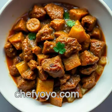 My Savory Jamaican Curry Goat Recipe: Perfect for Any Occasion Recipe Card