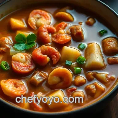 Easy Seafood Gumbo Recipe: A Taste of New Orleans at Home Recipe Card