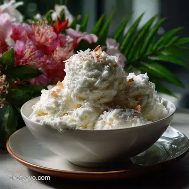 Coconut Ice Cream: Velvety & Scoopable Recipe Card